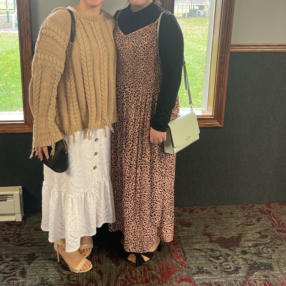 Leopard Print Pink Maxi Dress - Picture 7 of 7